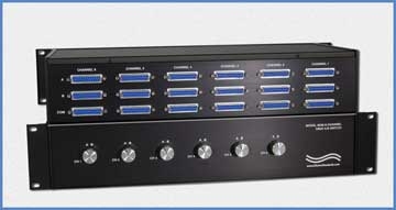 Model 9258 6-Channel RS530 DB25 A/B Switch, Rackmount, Manual